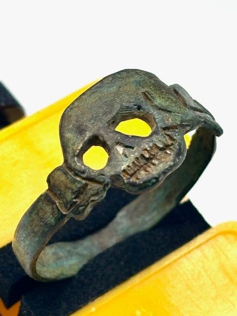 1914’s★ ドイツ帝国陸軍 ★初期 Skull Ring★部隊支給★ WW1