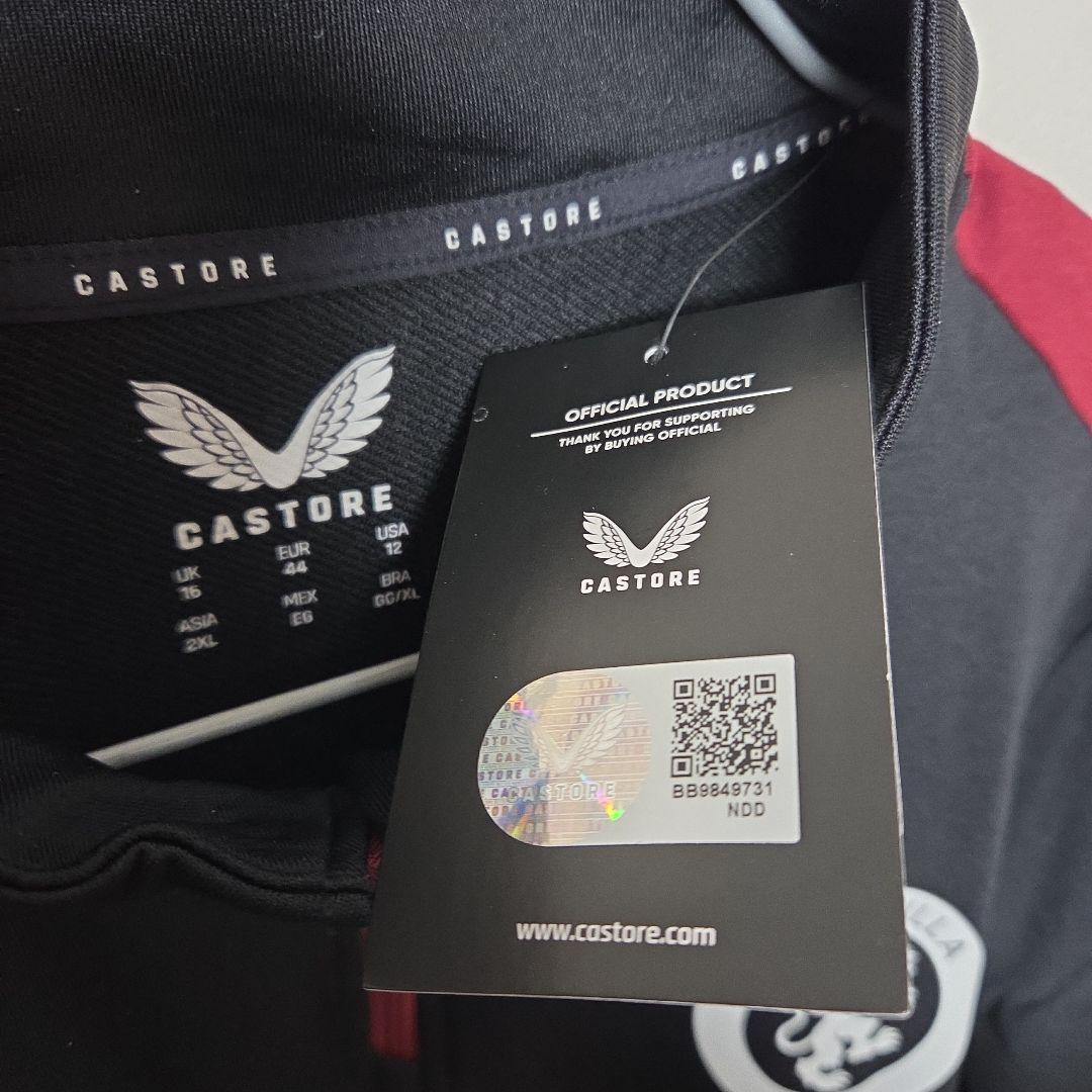 日本未発売！アストンヴィラ ブラック バーガンディ ジャージ 2XL