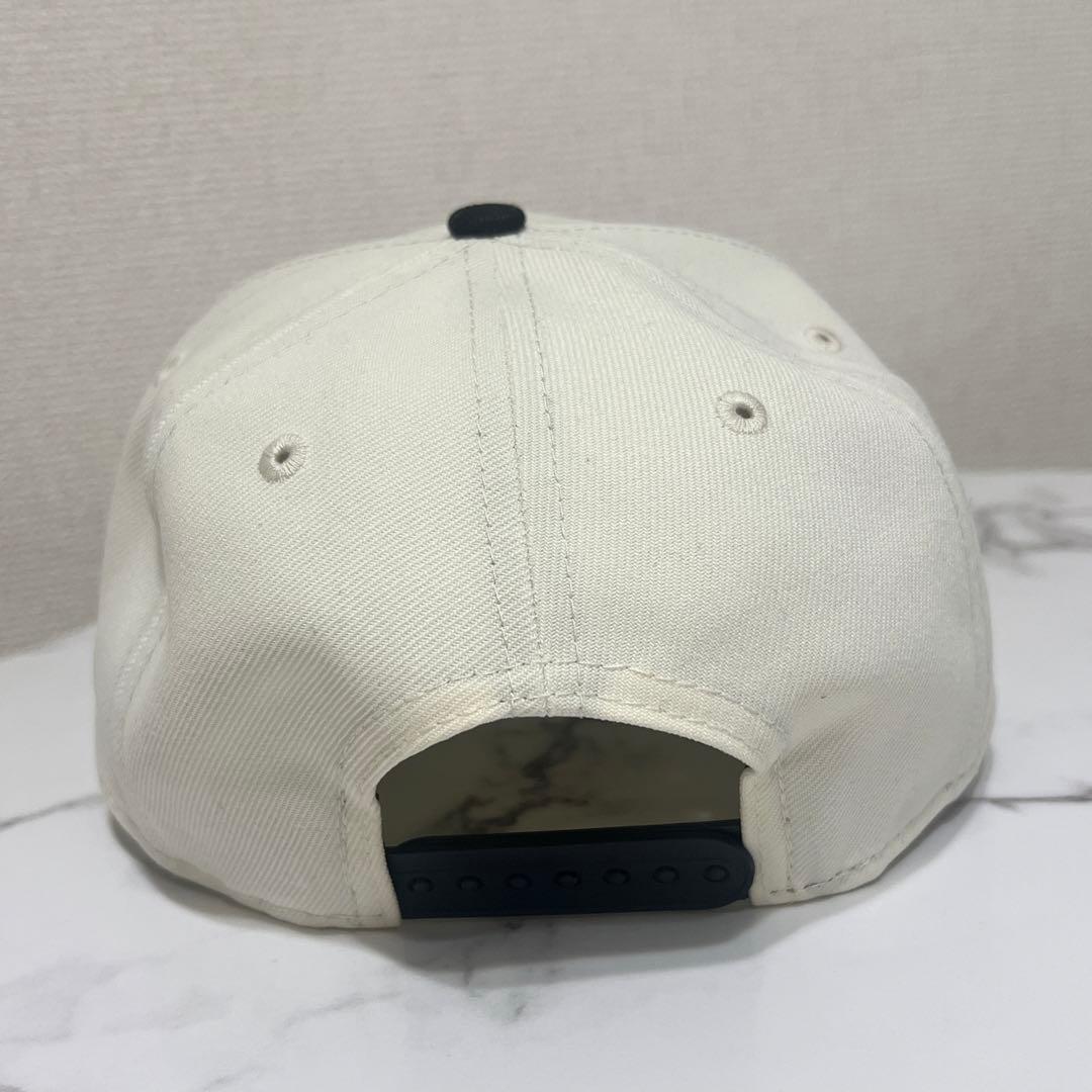 New Era 9FORTY LAキャップ ホワイト/ブラック