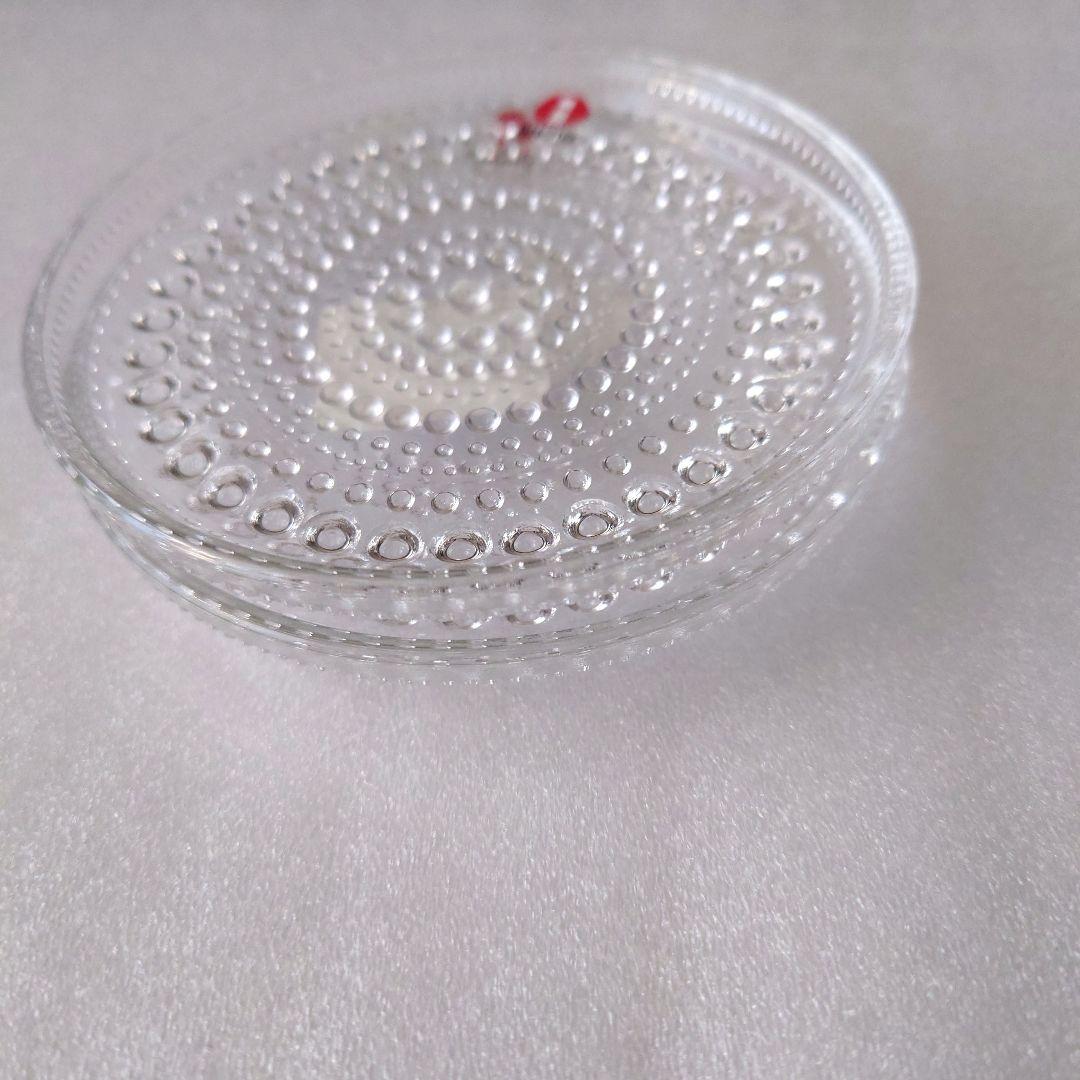 イッタラ☆カステヘルミ プレート２枚セット☆10cm クリア