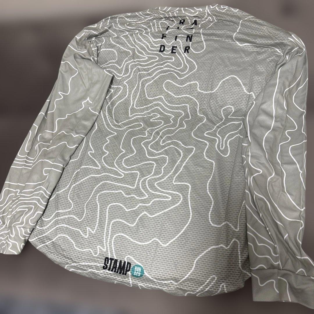 【小夜子】STAMP RUN&CO 迷彩柄 長袖Tシャツ M