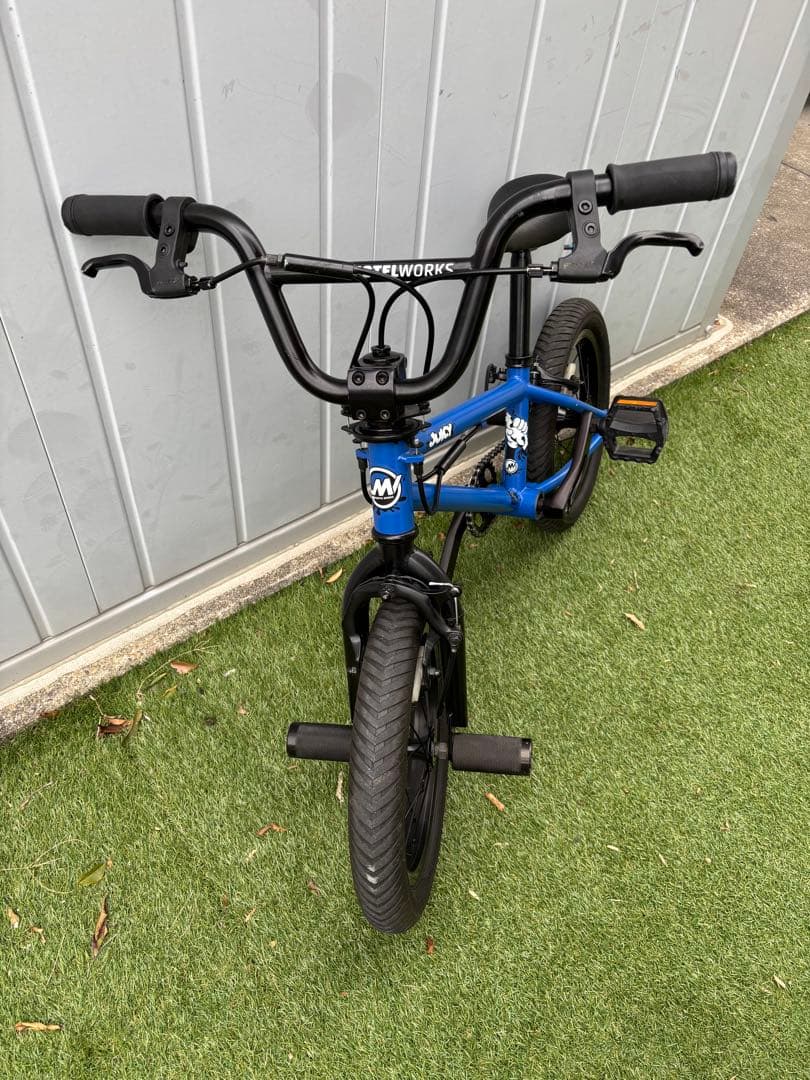 BMX モーテルワークス　JUICY 青　14インチ　子供　キッズ　ジュニア