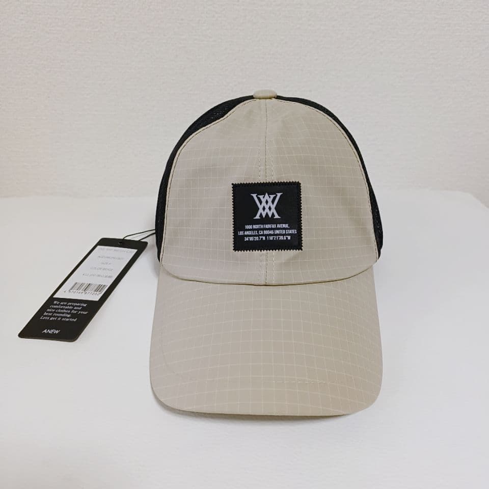 新品ANEW GOLF　ゴルフキャップ帽子　男女兼用