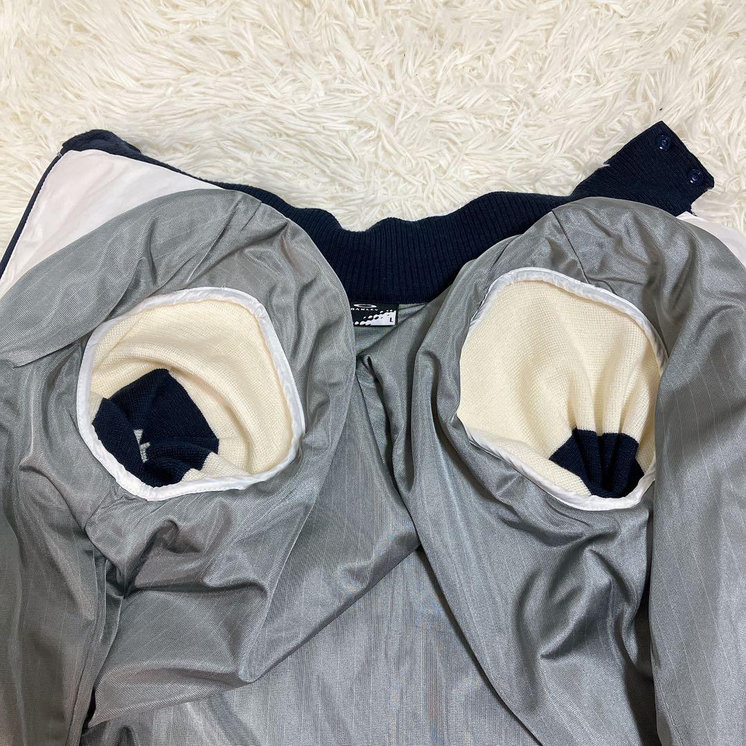 極美品✨オークリー キルティング リブニット セーター ジャケット L ゴルフ