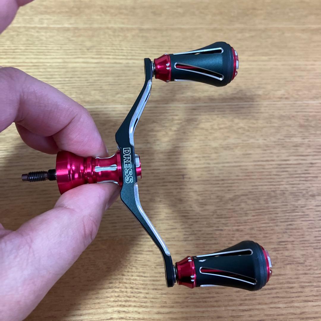 美品　ドレス　ヴァーテックス マッド　レッド　90mm ダブルハンドル　スタンド
