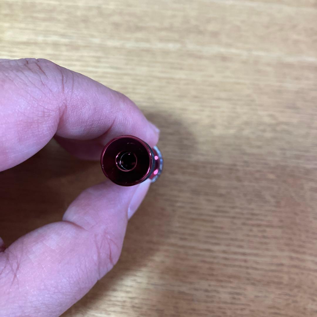 美品　ドレス　ヴァーテックス マッド　レッド　90mm ダブルハンドル　スタンド