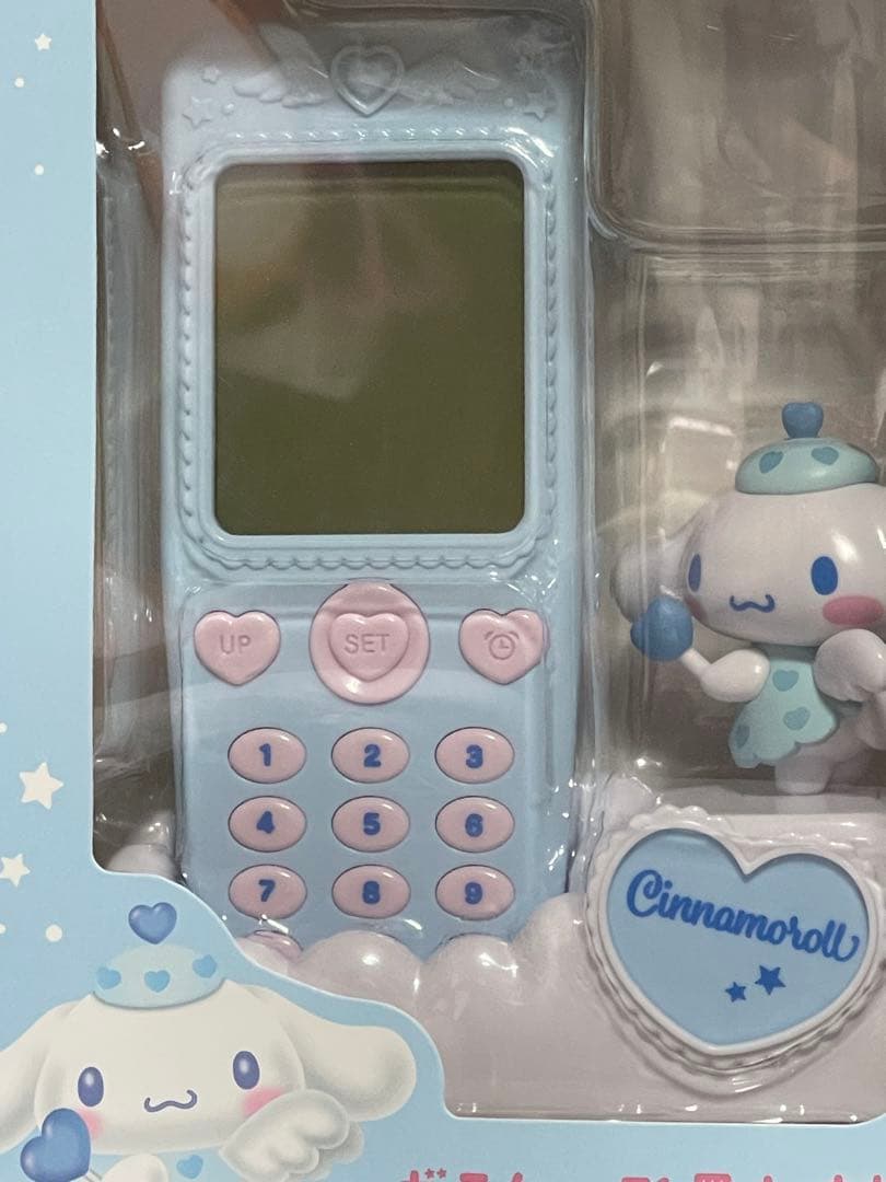 サンリオ シナモロール シナモン ガラケー形置き時計