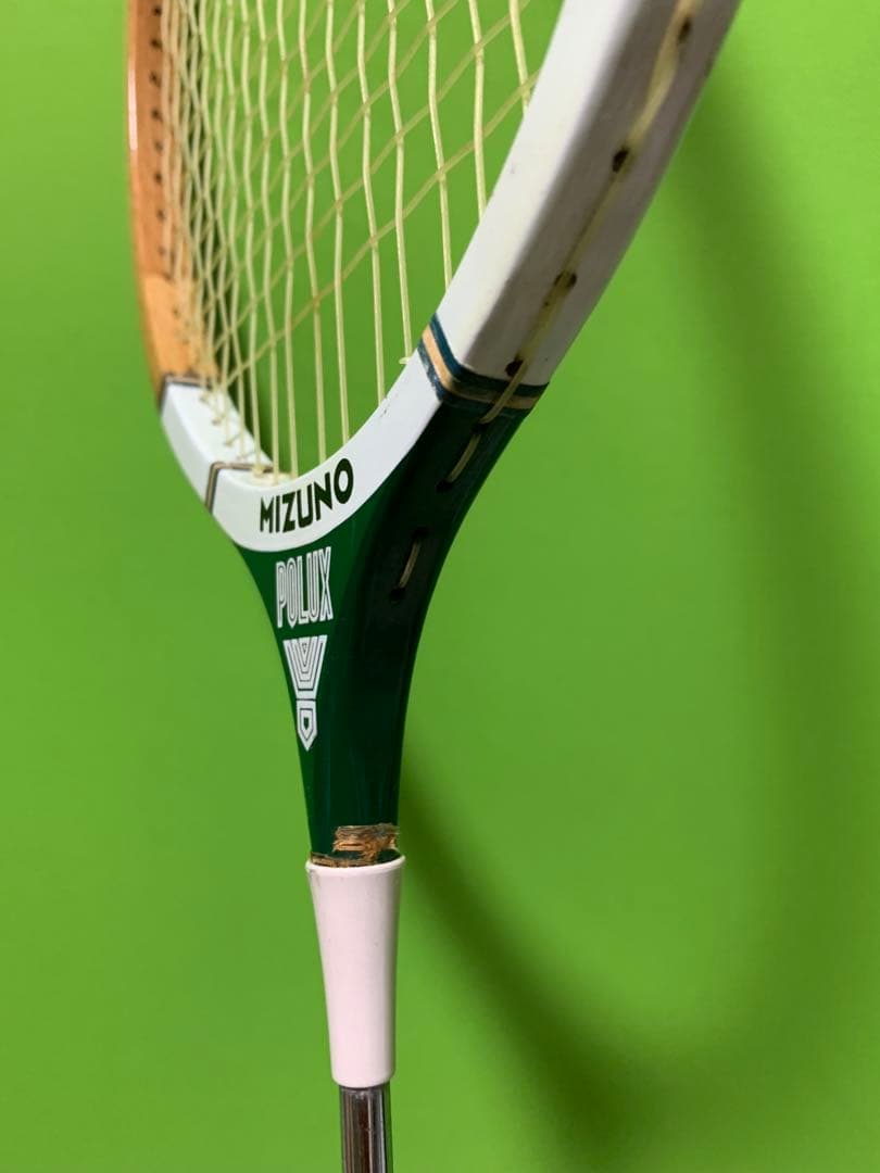 ミズノ　木製ラケット　POLUX バドミントン　ラケット　Mizuno
