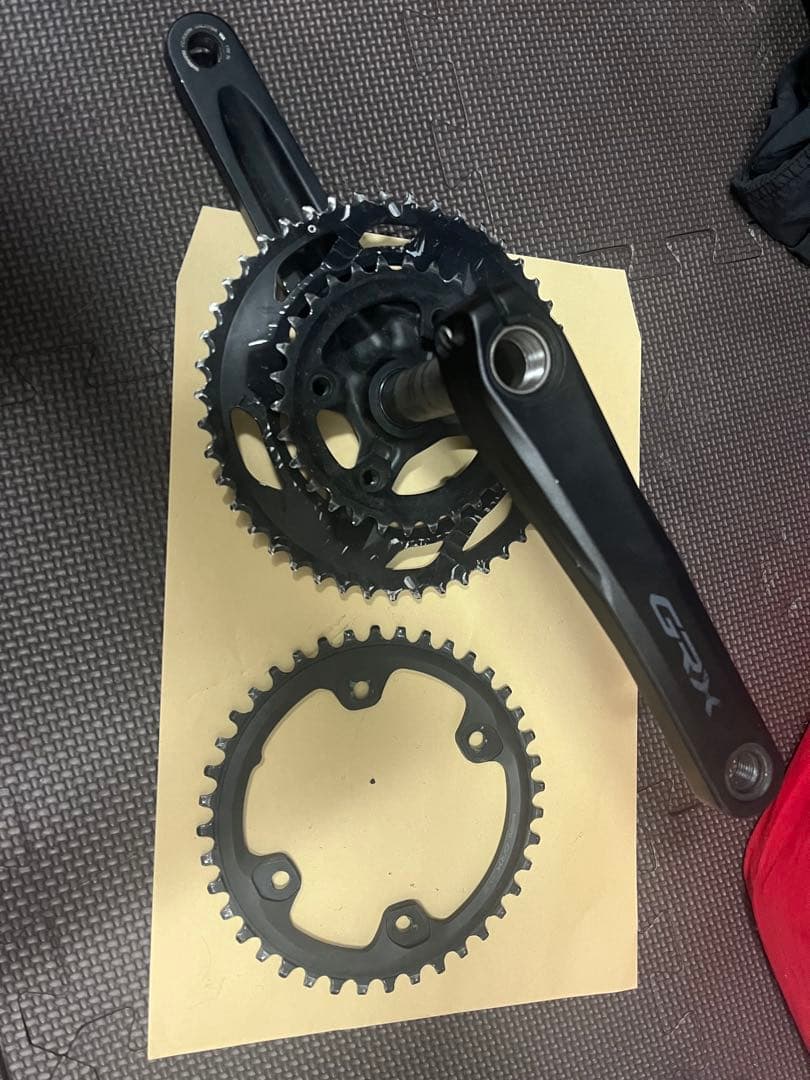 GRX クランクセット ダブル チェーンリング