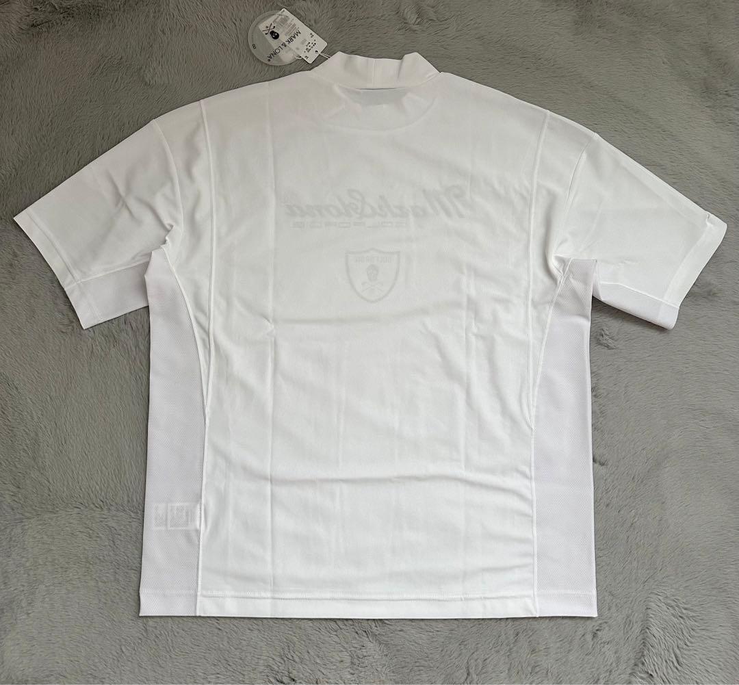 【新品未使用】マークアンドロナ　半袖　モックネックシャツ　50 XL