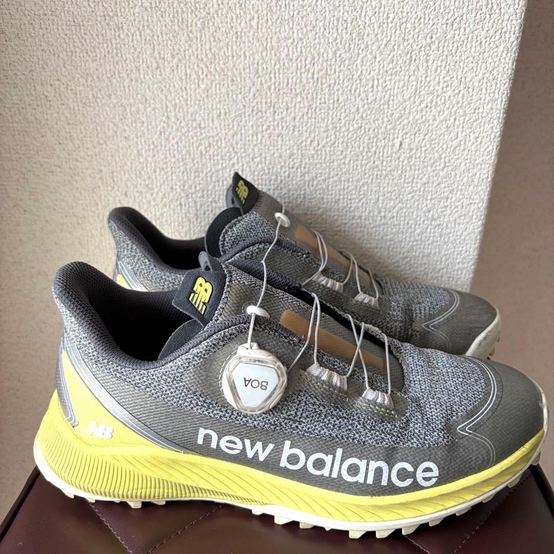 new balance シューズ BOA Fuelcell 春夏ゴルフ 小さめ