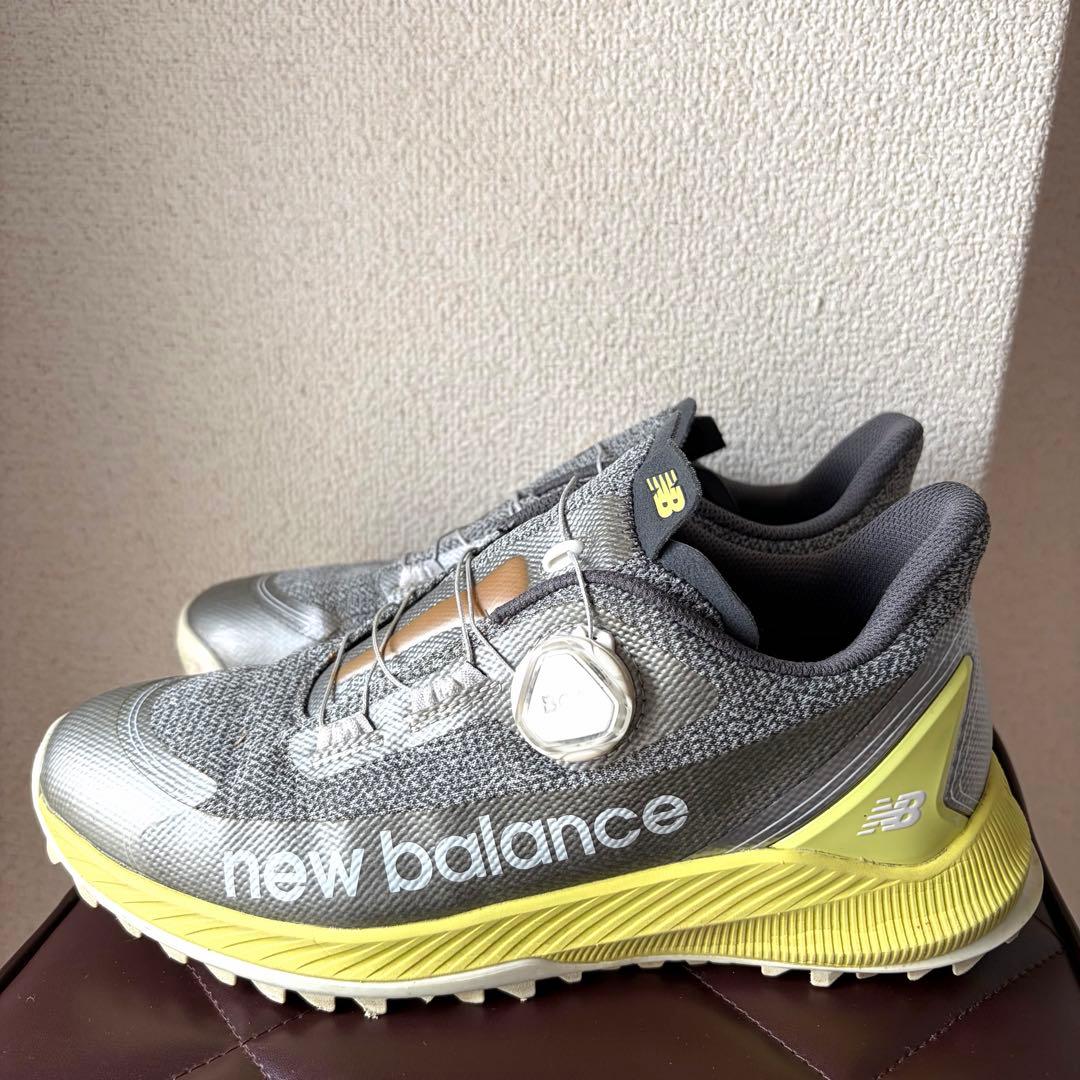 new balance シューズ BOA Fuelcell 春夏ゴルフ 小さめ
