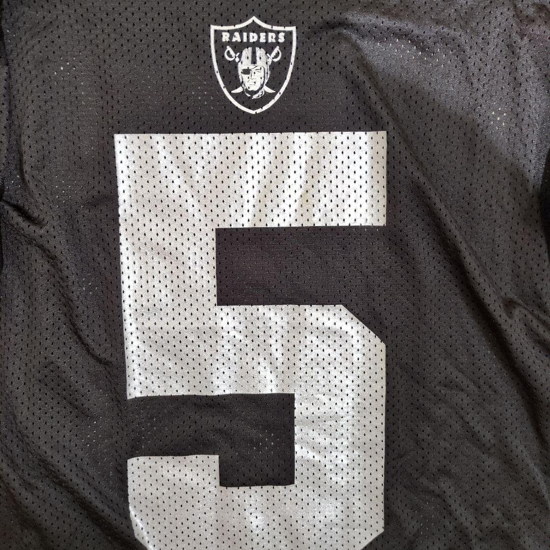 ★貴重★RAIDERS NFL ユニフォーム 5番 Mサイズ 黒　値下げ不可