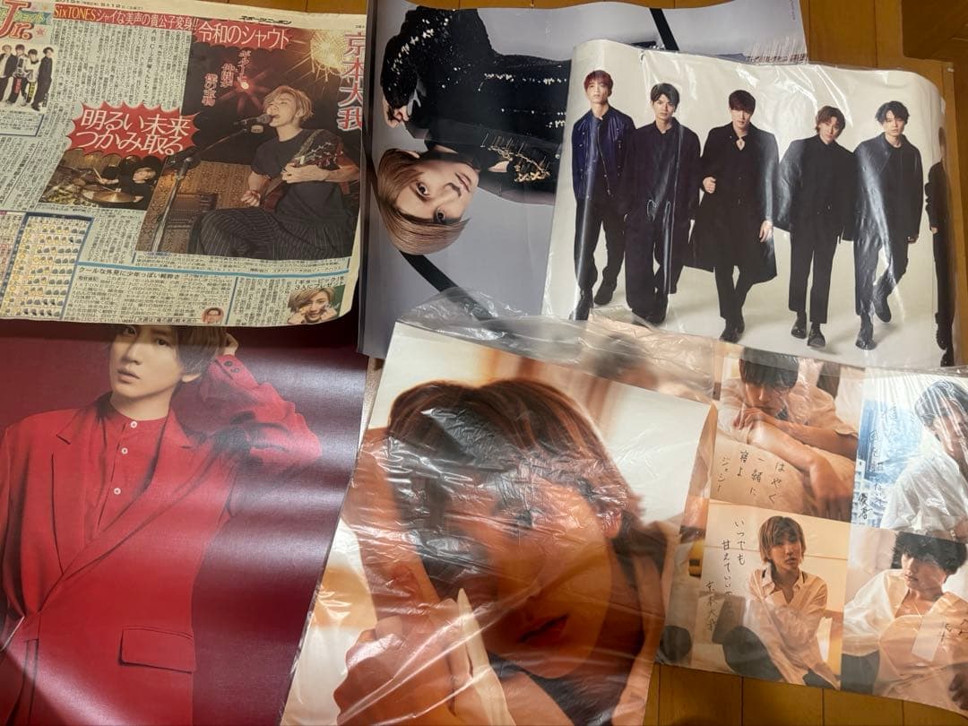 SixTONES 京本大我　うちわ　ポスター　ハンガー　　ペンライト　タオル