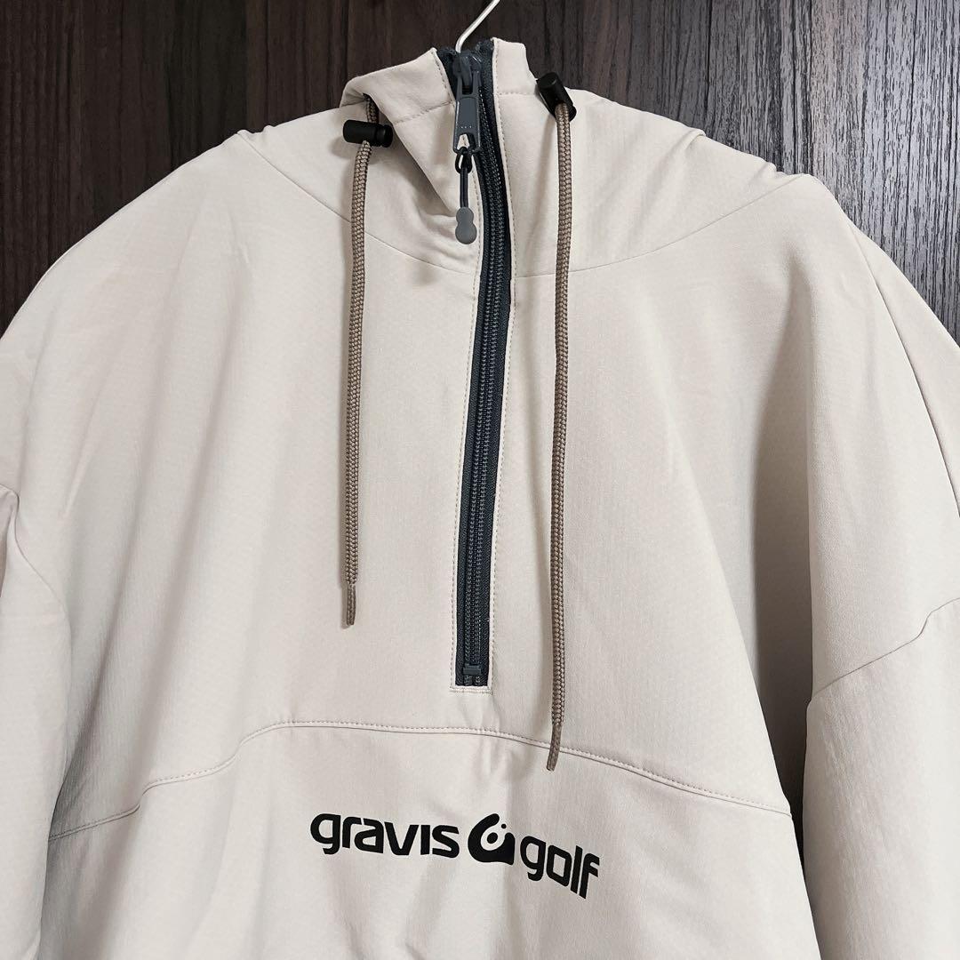 gravis golf グラヴィス マウンテンパーカー ベージュ メンズ XL