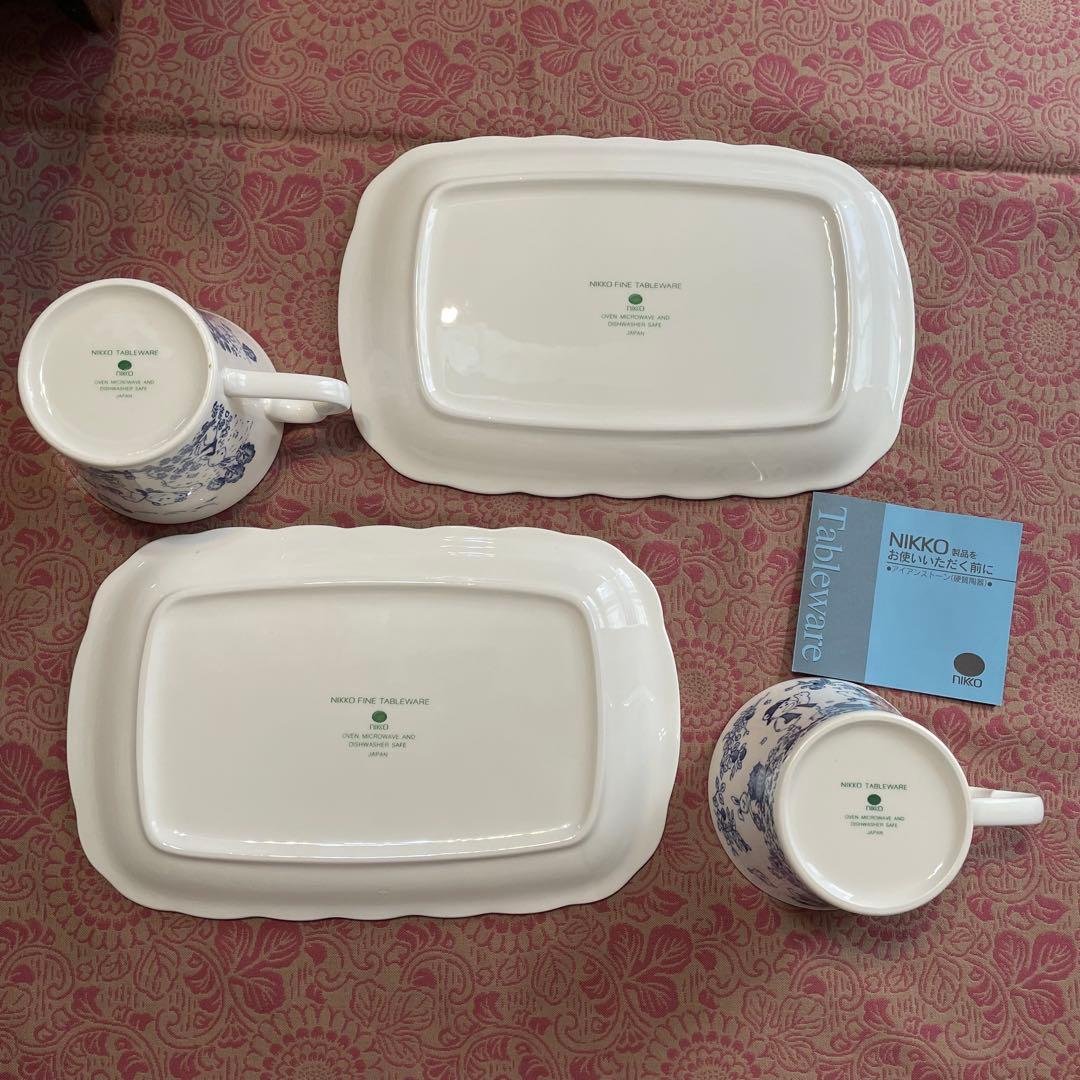 未使用　NIKKO ニッコー　テディーズ　マグカップ　サンドイッチトレー　セット