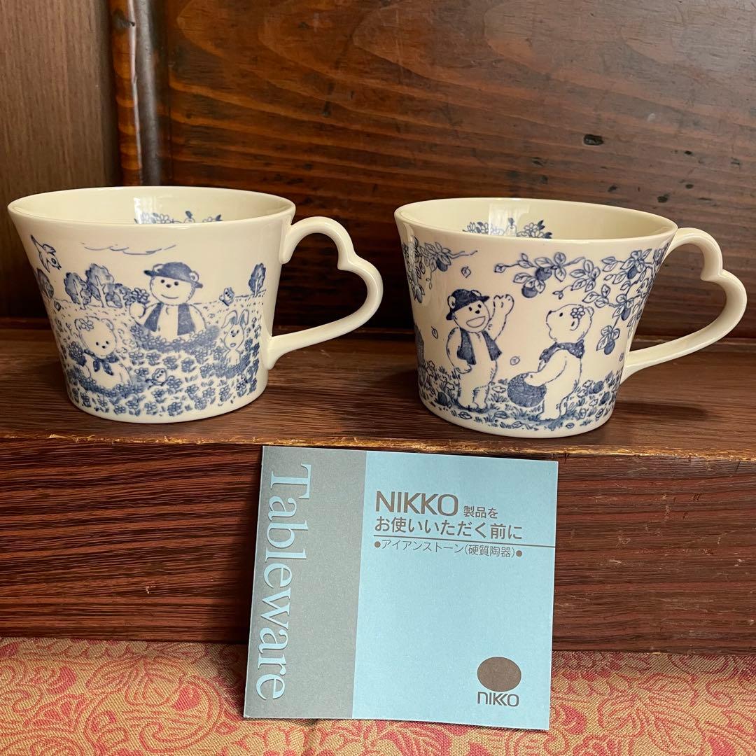 未使用　NIKKO ニッコー　テディーズ　マグカップ　サンドイッチトレー　セット