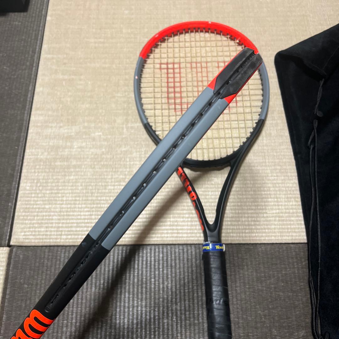 Wilson CLASH 100 TOUR ラケット2本とケース