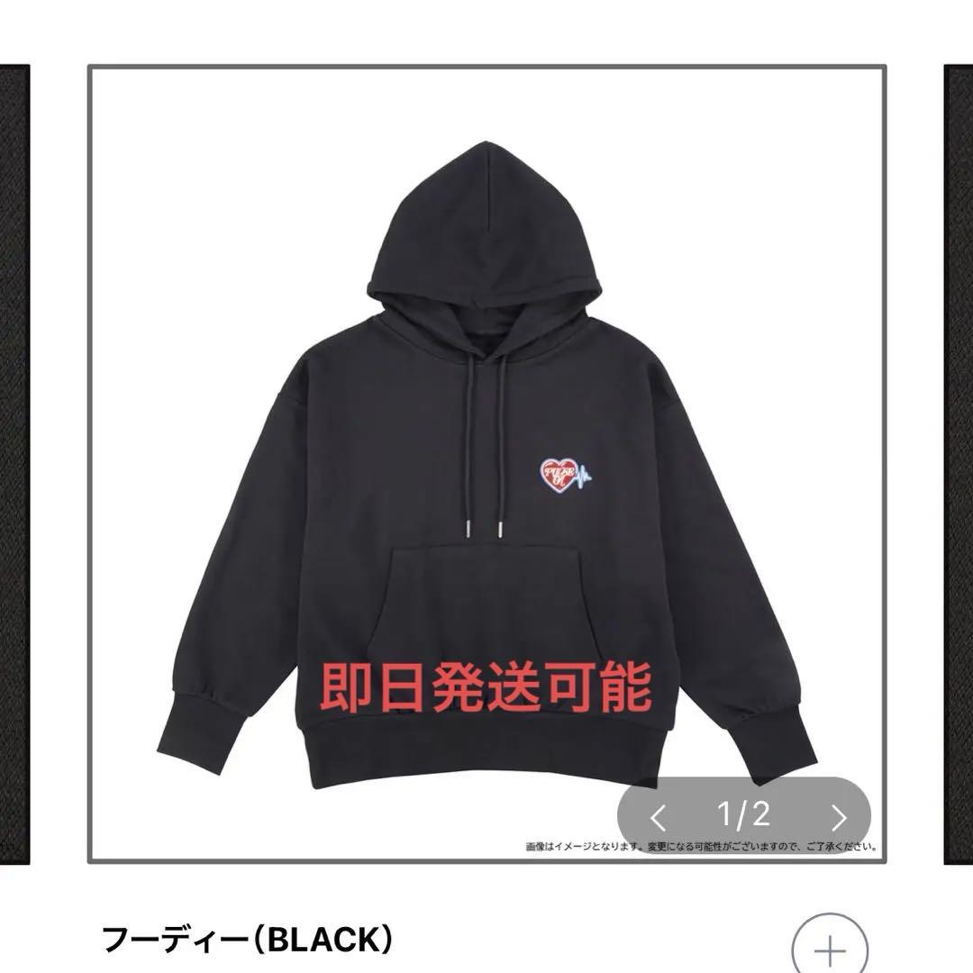 TREASURE PULSE ON フーディー ブラック M