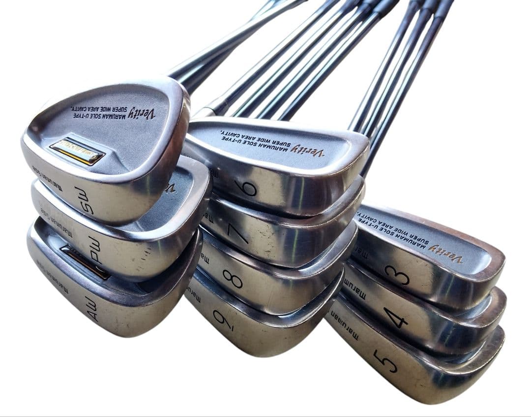 SRIXON　キャディバッグ　ブラック　スリクソン　マルマンアイアン10本セット