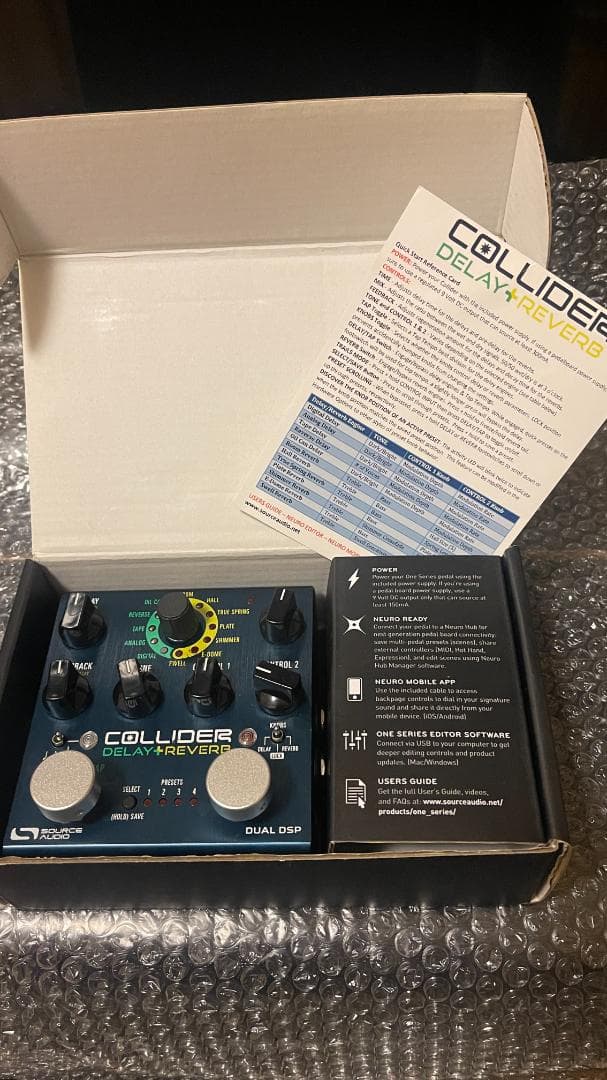 美品 COLLIDER Delay+Reverb おまけ付き