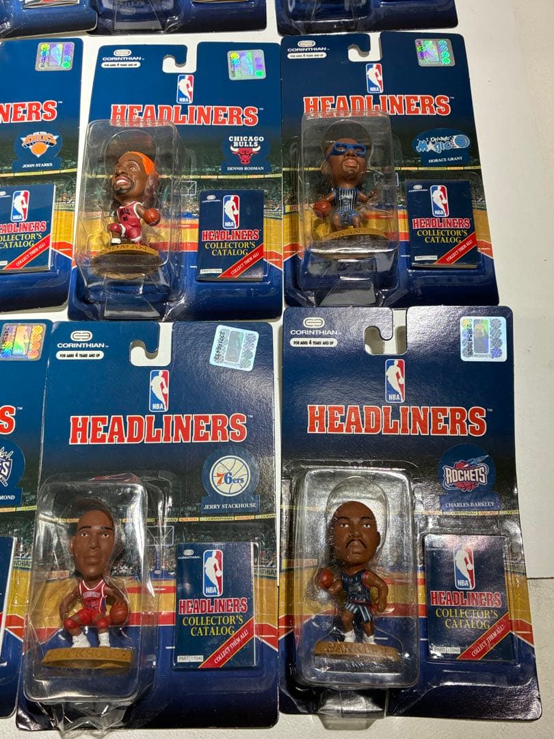 未開封 NBA ヘッドライナーズ バスケットボール フィギュア 19点セット