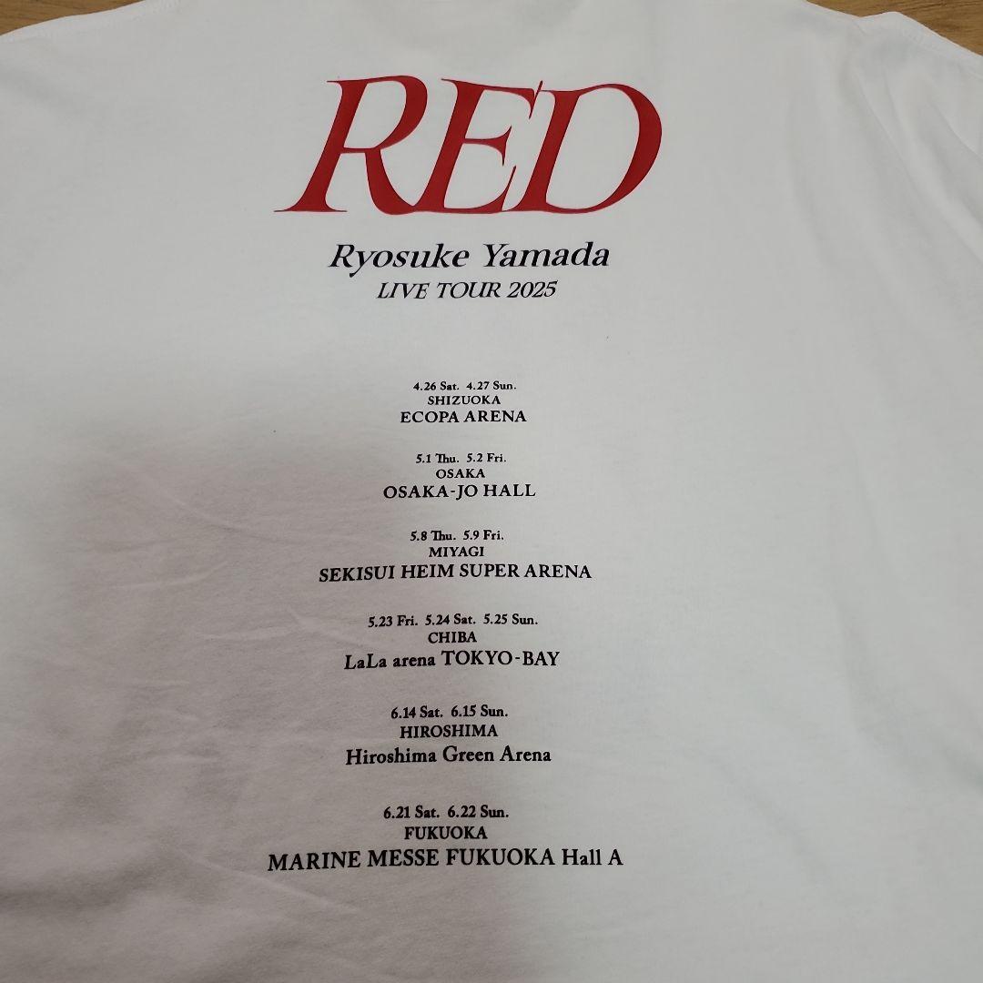 ★Ryosuke Yamada RED LIVE TOUR 2025 Tシャツ