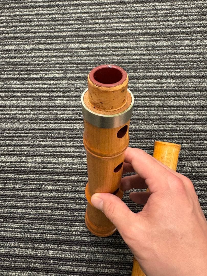 【極美品】 尺八 本体 都山流 琴風調 一尺六寸 全閉音律E 希少品 生産終了