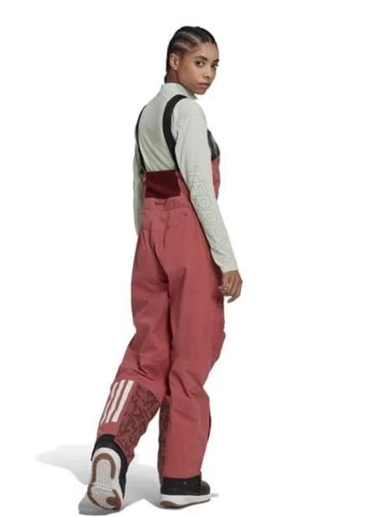 限定価格　アディダス　ビブパンツ　ゴアテックス　ピンク系　レディースXL