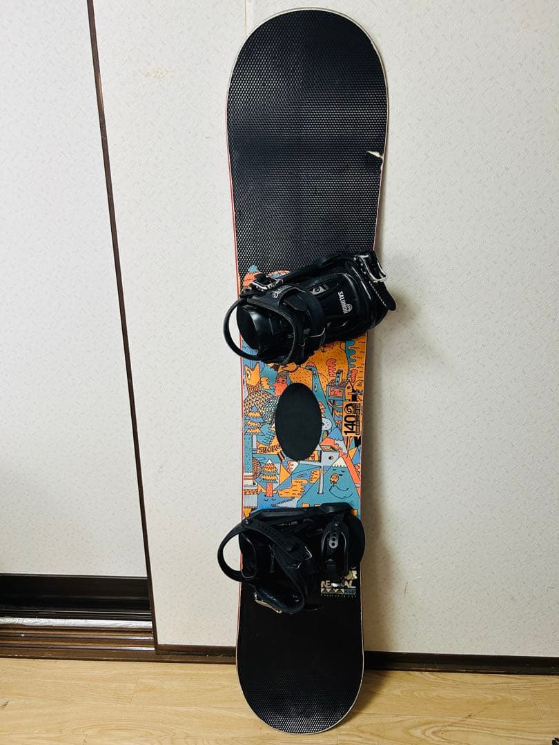 SALOMON サロモン スノーボード 140cm ビンディング セット