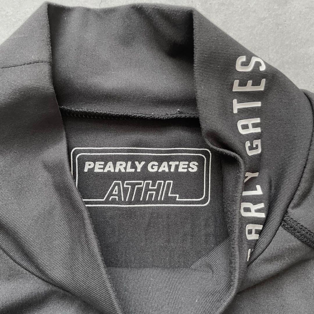 【美品】PEARLY GATES パーリーゲイツ ATHLモックネックインナー