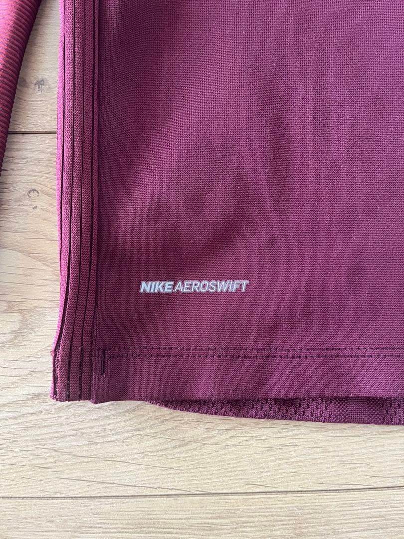 NIKE Aeroswift ジャージ バーガンディ M 廃盤 ドリルトップ