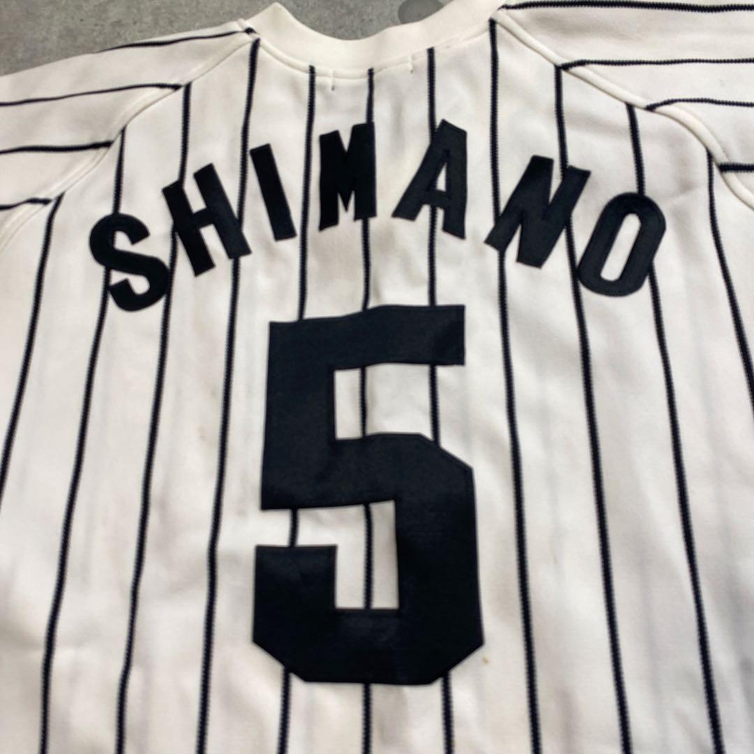 激レア70〜80年所属　島野育夫　阪神タイガース　デサント製　ユニフォームXL