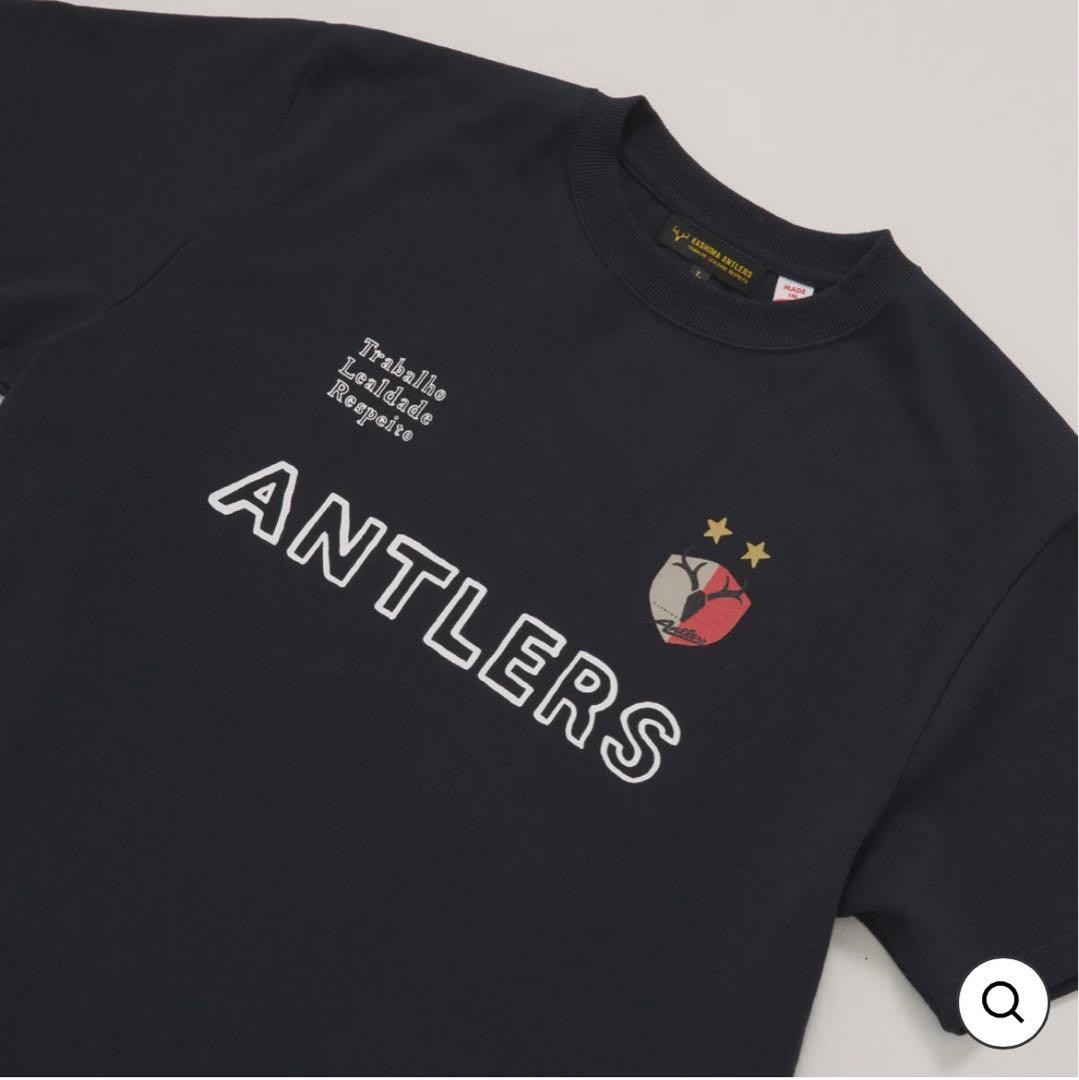 【完売品】NJG×ANTLERS Tシャツ（NAVY）サイズ:LL アントラーズ