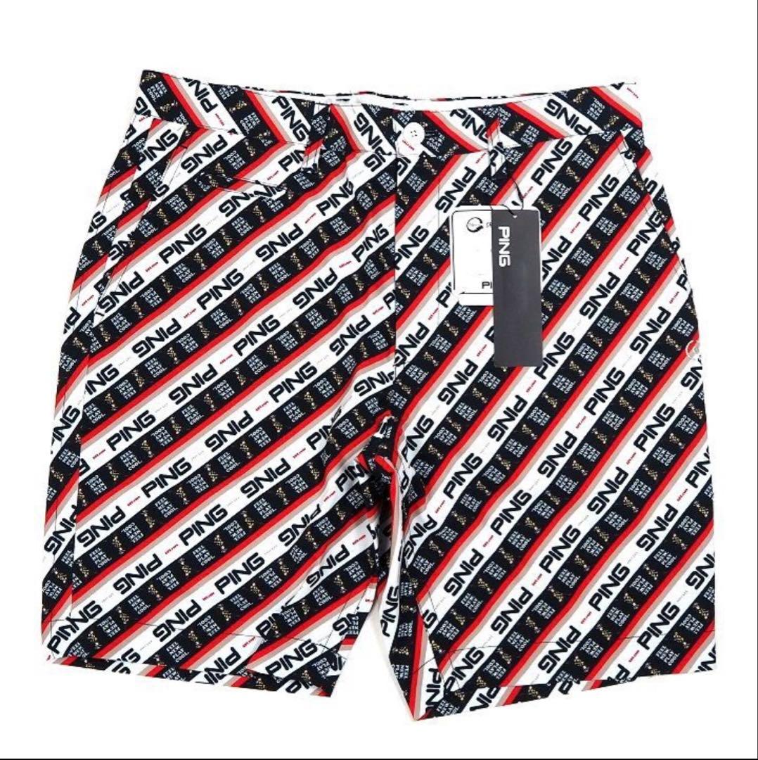 ★値下げ★ 新品 PINGゴルフウエア セットアップ レッド L