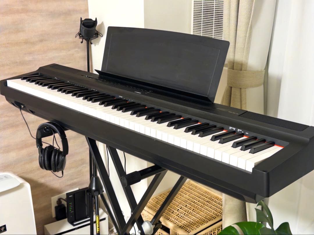 【美品】YAMAHA P-125 ブラック 付属品多数