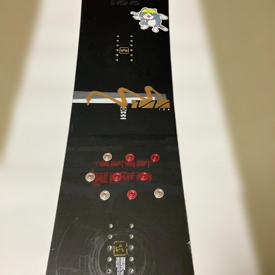 ROME SDS アートワーク付きスノーボード 154cm カバー付き