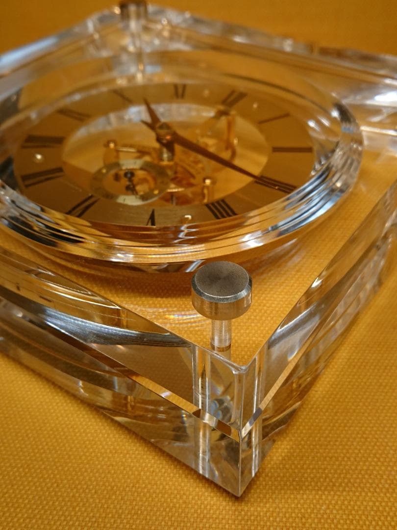 置時計　セイコー　機械式　置物　インテリア　工芸品　美術品　A2853