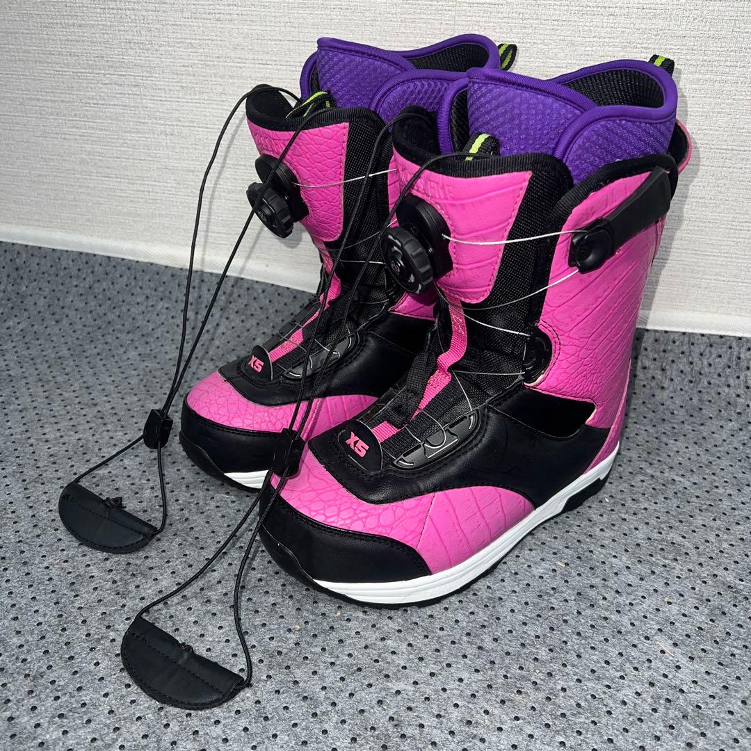 5回着用レディース23.5cm CROSS FIVE PX BOAブーツ