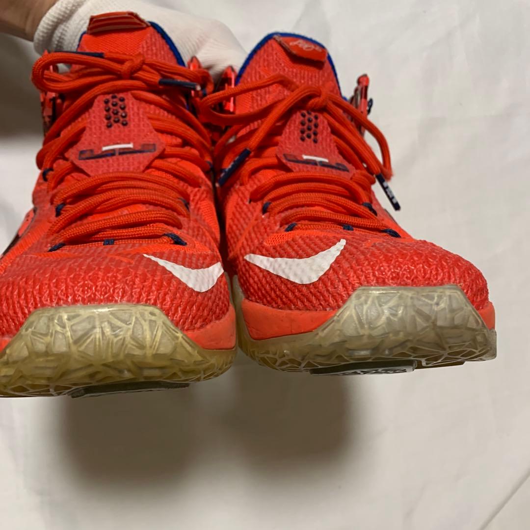 希少美品NIKE レブロン12 独立記念モデル ハイカットバスケットシューズ