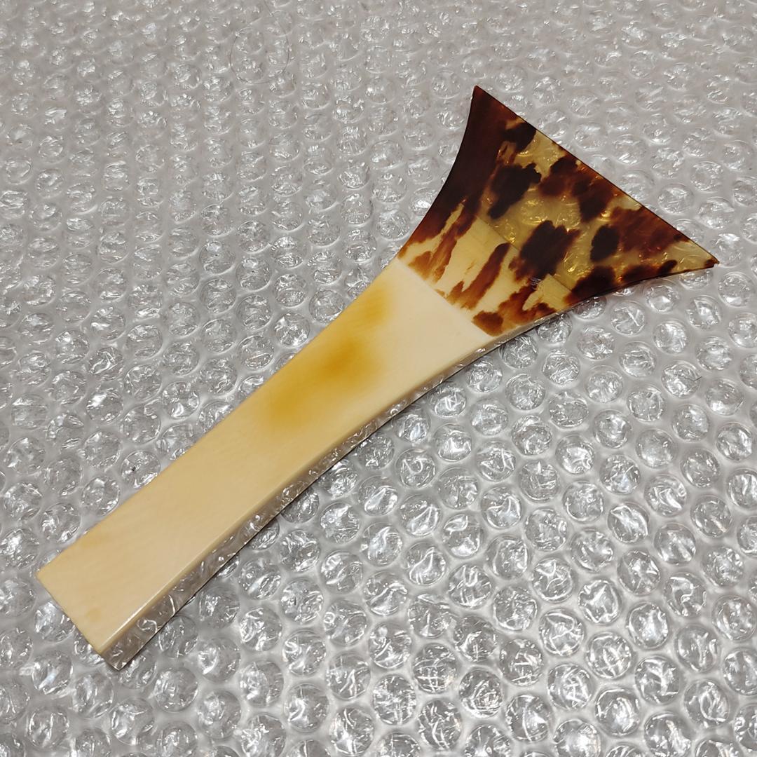 【最高級】天然素材台 地唄べっ甲撥 三味線 バチ