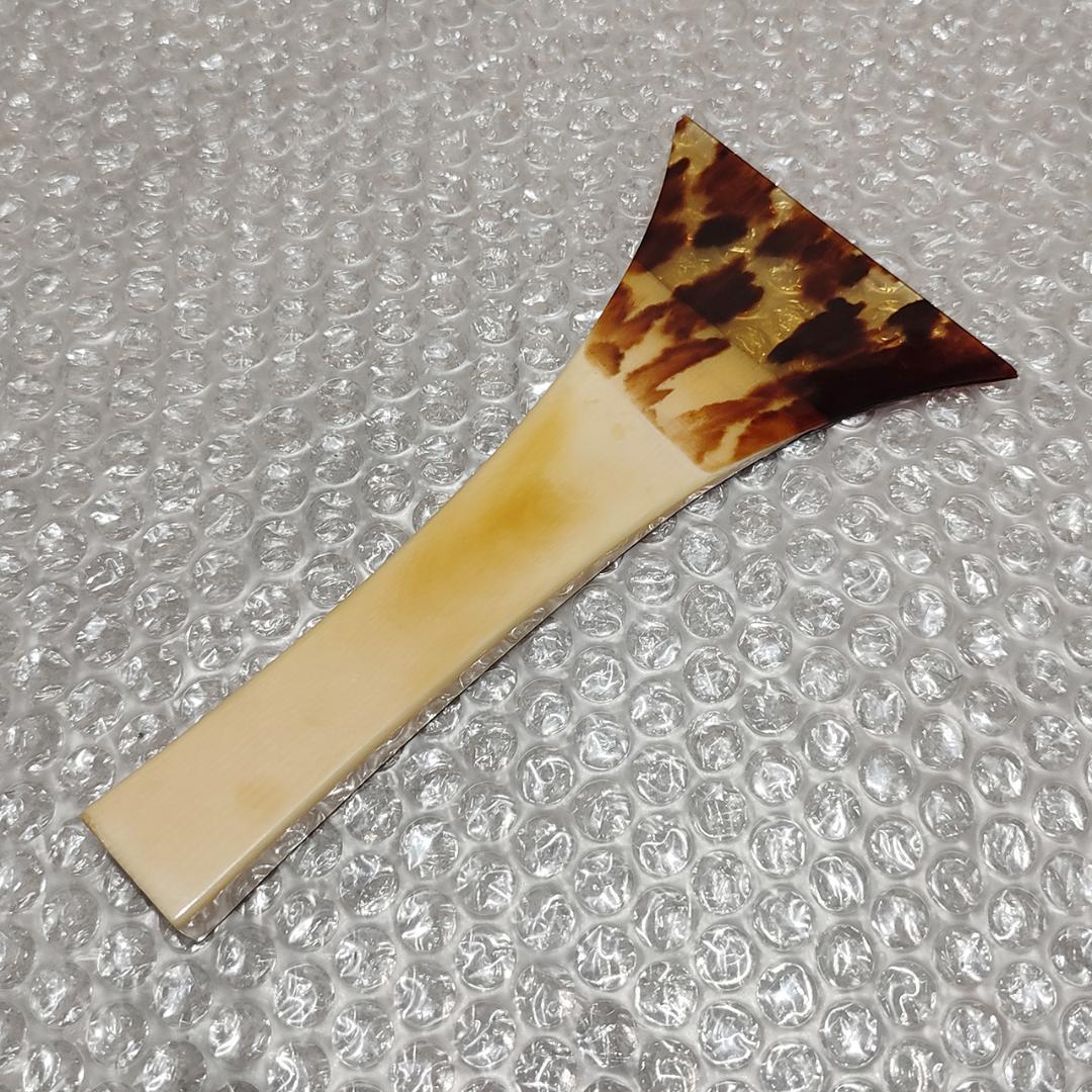 【最高級】天然素材台 地唄べっ甲撥 三味線 バチ