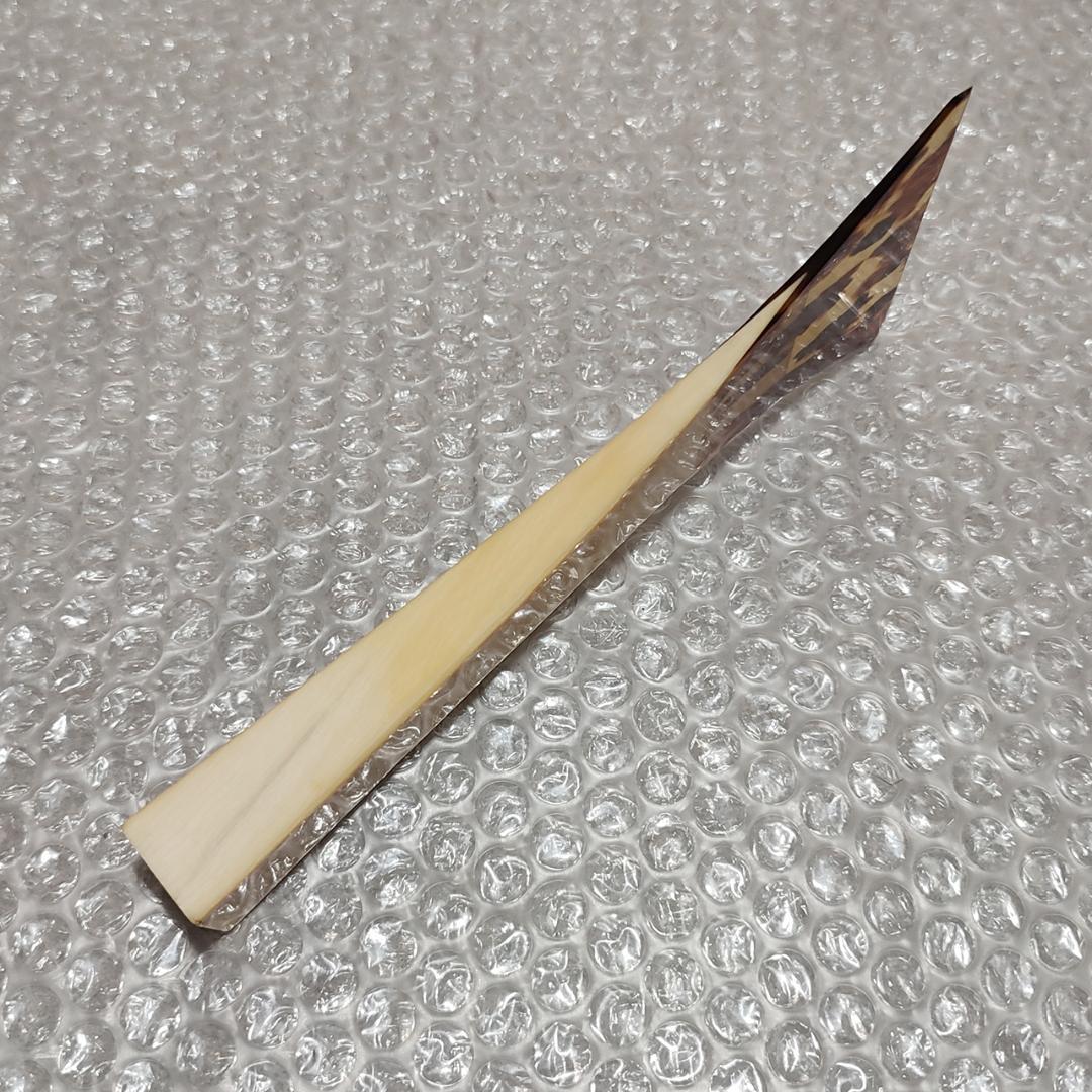 【最高級】天然素材台 地唄べっ甲撥 三味線 バチ