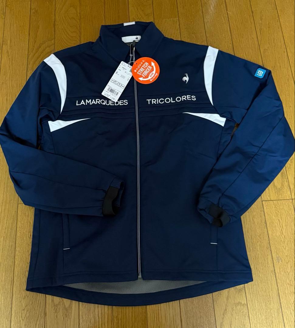 ❤️【値下げ】ルコックスポルティフ ゴルフストレッチ ジャケット ネイビー L