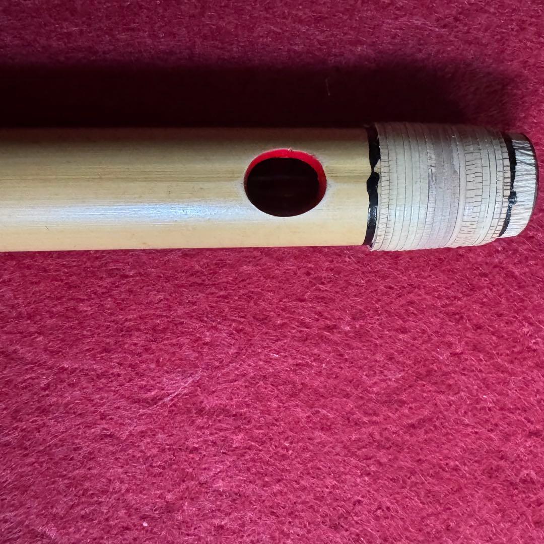篠笛 竹笛 7穴 四本調子約46cm 和楽器