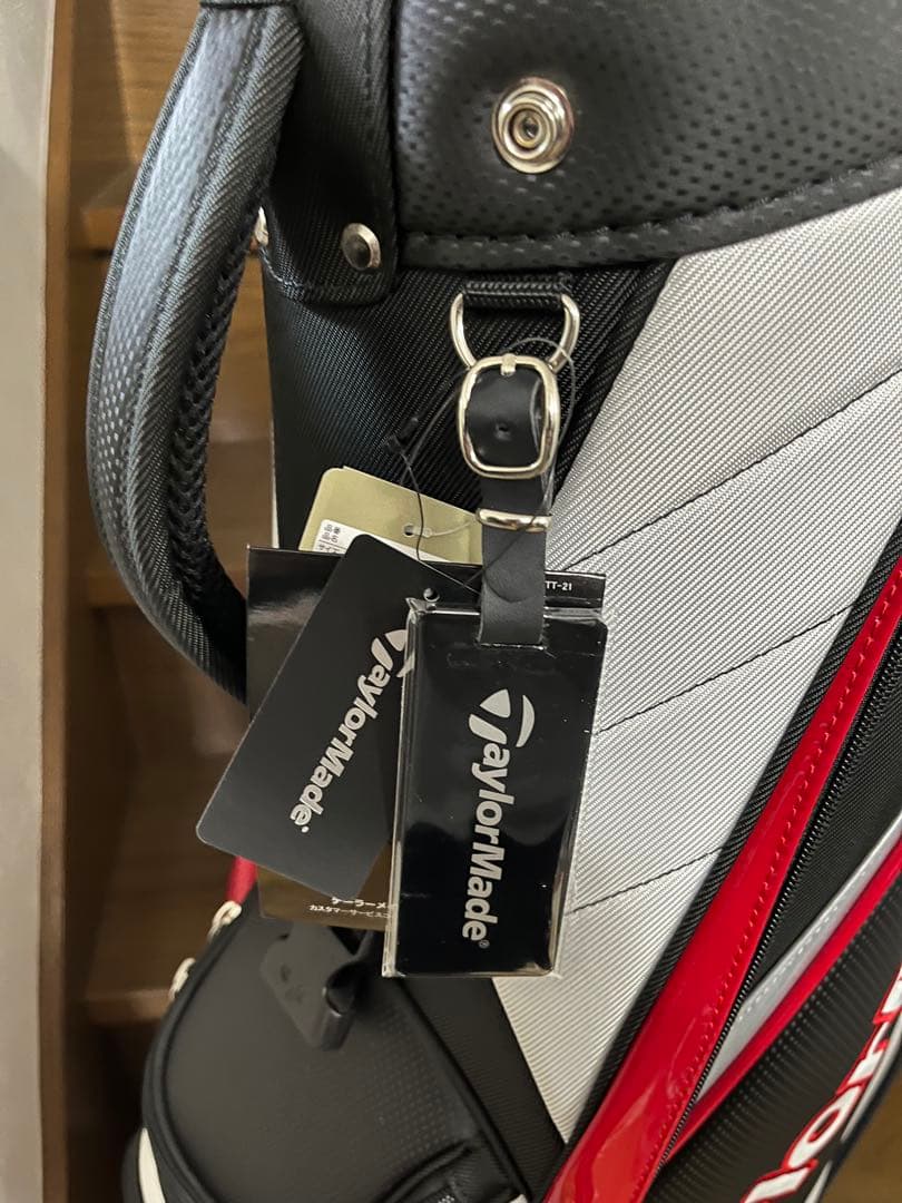 TaylorMade キャディバッグ 黒/赤