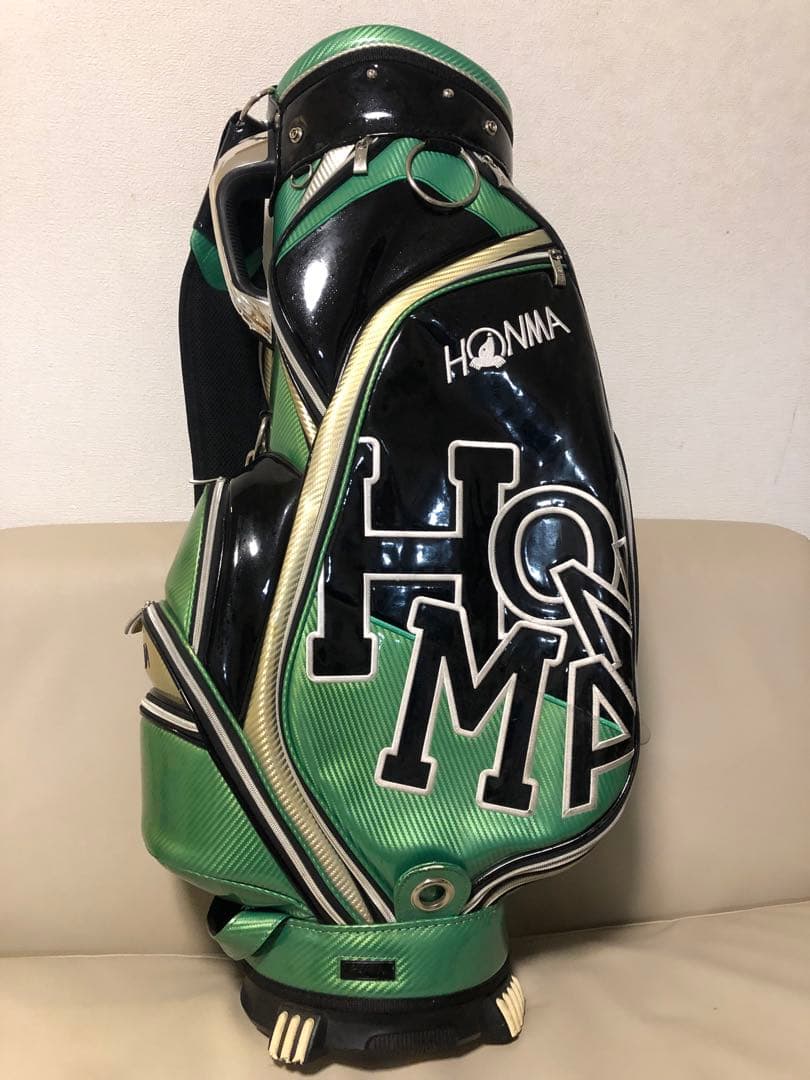 【送料込み】HONMA エナメル　ゴルフバッグ　最短発送
