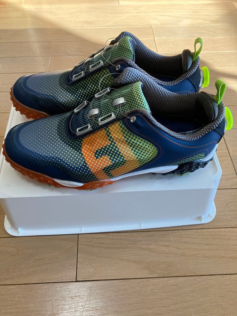 【美品】FJ フットジョイ　ゴルフシューズ　フリースタイルボア　26.0㎝