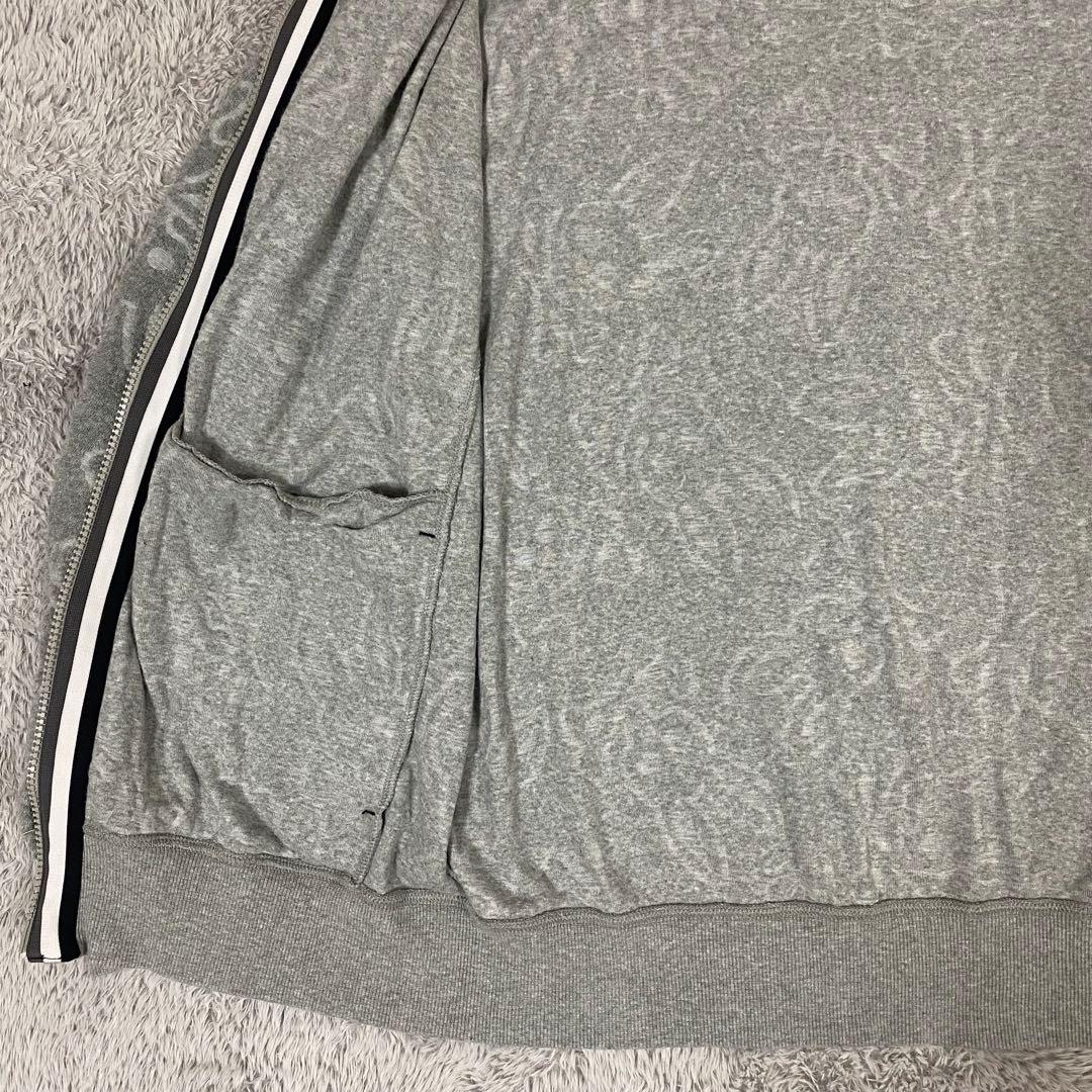 Psycho Bunny セットアップ パイル ジップ ライトグレー XL