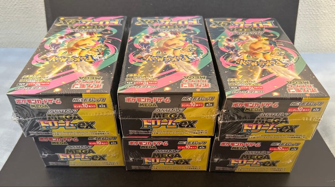 ポケモンカードゲー厶 MEGAドリームex 6BOX 未開封 シュリンク付き